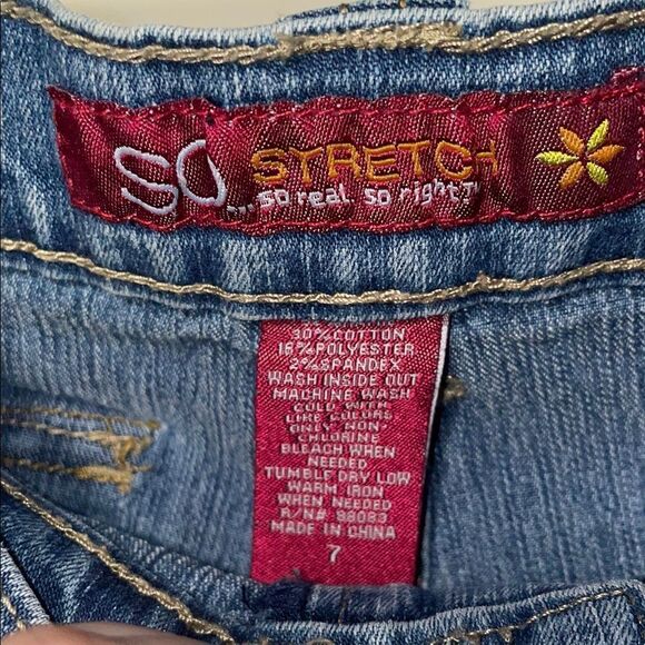 SO Denim Blue young Women's Shorts - Picture 4 of 7